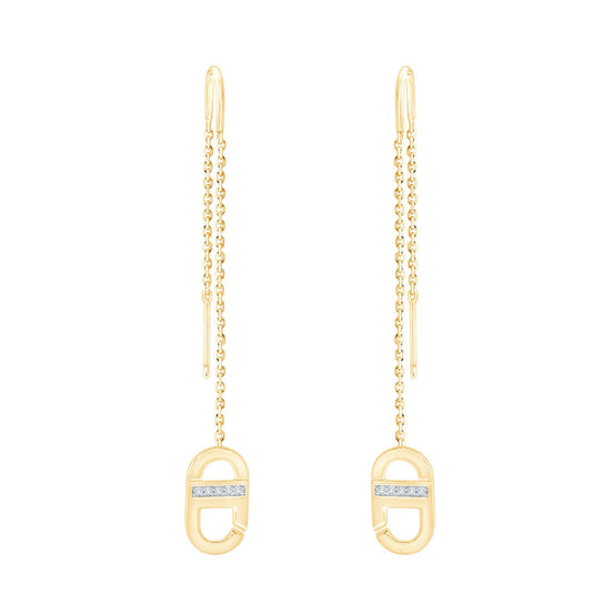 La Villa Pendantes Serti Griffe Diamant 0,02ct