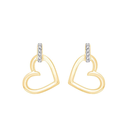 Toi & Moi Cœur Diamant 0,02ct
