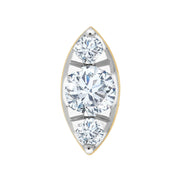 Toi & Moi Diamant 0,09ct II