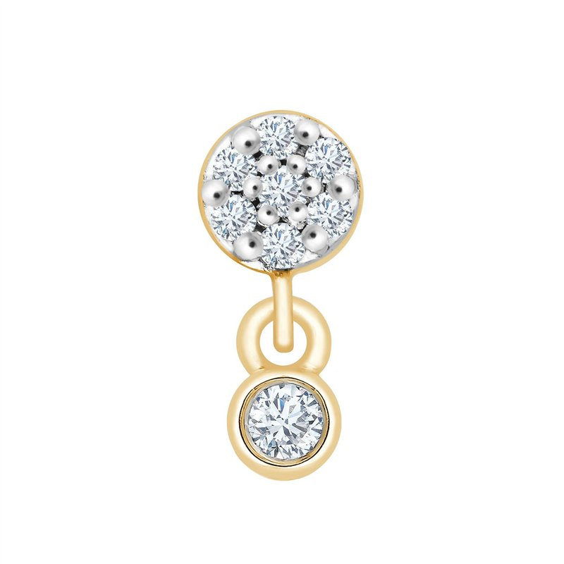 Bar À Bo Serti Clos Diamant 0,05ct