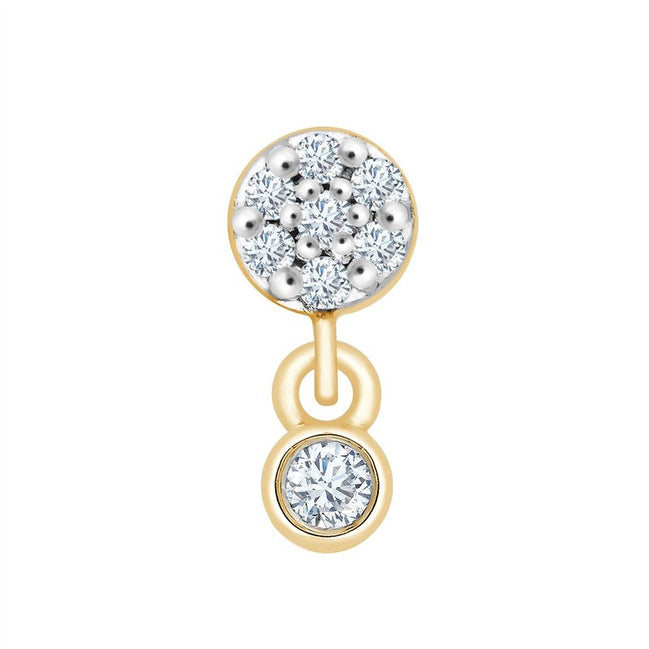 Bar À Bo Serti Clos Diamant 0,05ct
