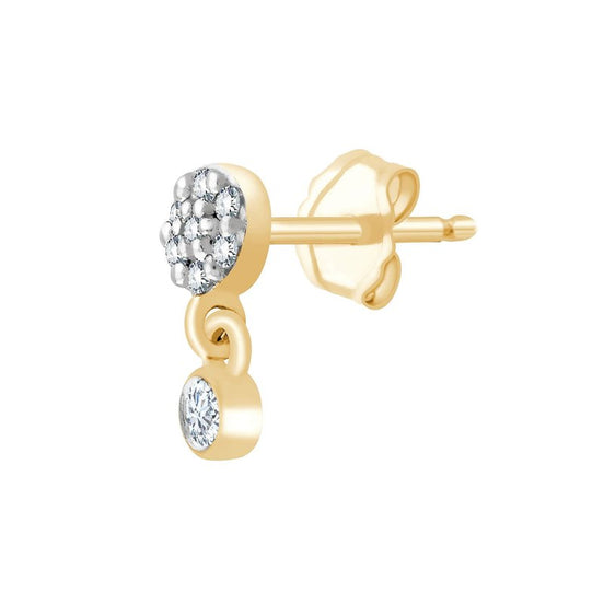 Bar À Bo Serti Clos Diamant 0,05ct