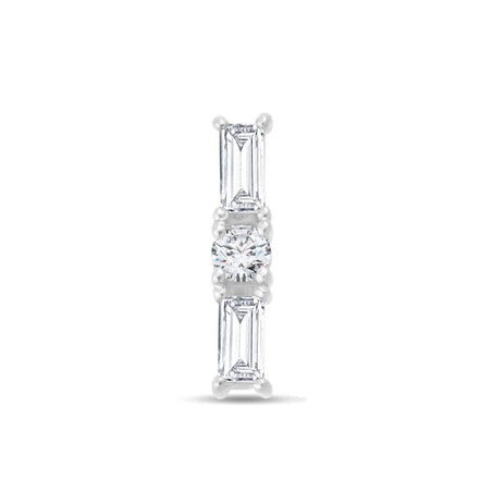Baguette Serti Griffe Diamant 0,09ct