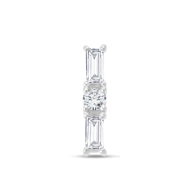 Baguette Serti Griffe Diamant 0,09ct
