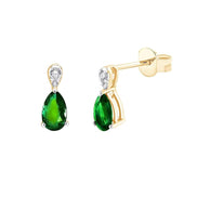 Émeraude & Diamants 0,02ct XIV