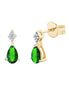 Émeraude & Diamants 0,01ct XIV