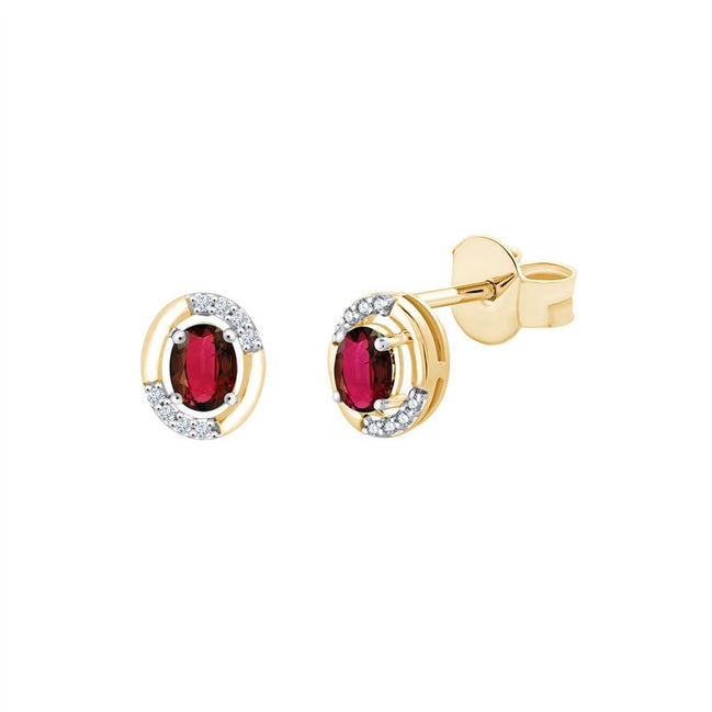 Rubis & Diamants 0,03ct XIV