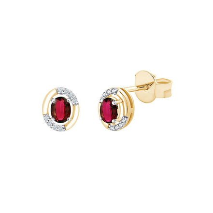 Rubis & Diamants 0,03ct XIV