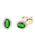 Ovale Émeraude & Diamants 0,06ct