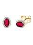 Serti Clos Ovale Rubis & Diamants 0,06ct