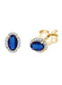 Serti Clos Ovale Saphir & Diamants 0,06ct