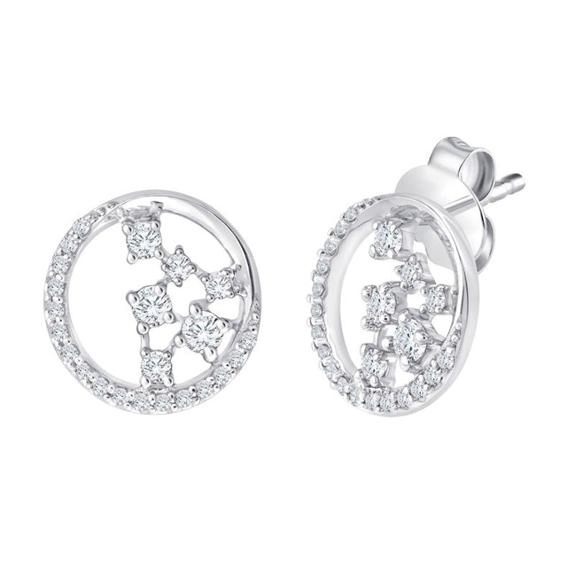 Primavera Fleur Serti Griffe Diamant 0,30ct