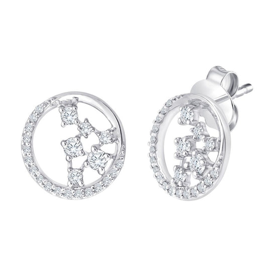Primavera Fleur Serti Griffe Diamant 0,30ct