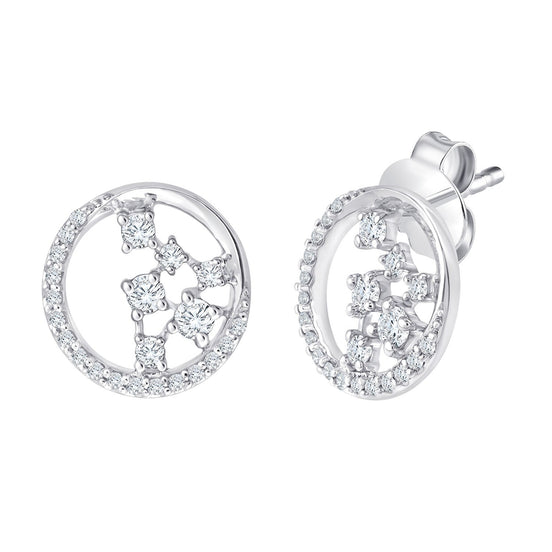 Primavera Fleur Serti Griffe Diamant 0,30ct