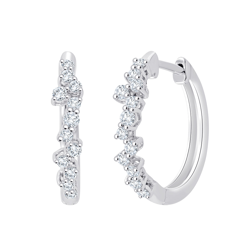 Primavera Créoles Diamant 0,21ct