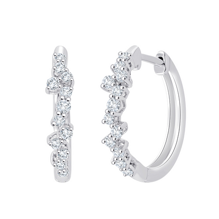 Primavera Créoles Diamant 0,21ct