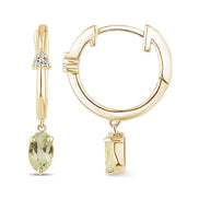 Lou Serti Clos Ovale Quartz Citron 1,12ct