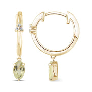 Lou Serti Clos Ovale Quartz Citron 1,12ct
