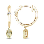 Lou Serti Clos Ovale Quartz Citron 1,12ct