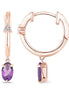 Lou Ovale Améthyste & Diamants 1,10ct I