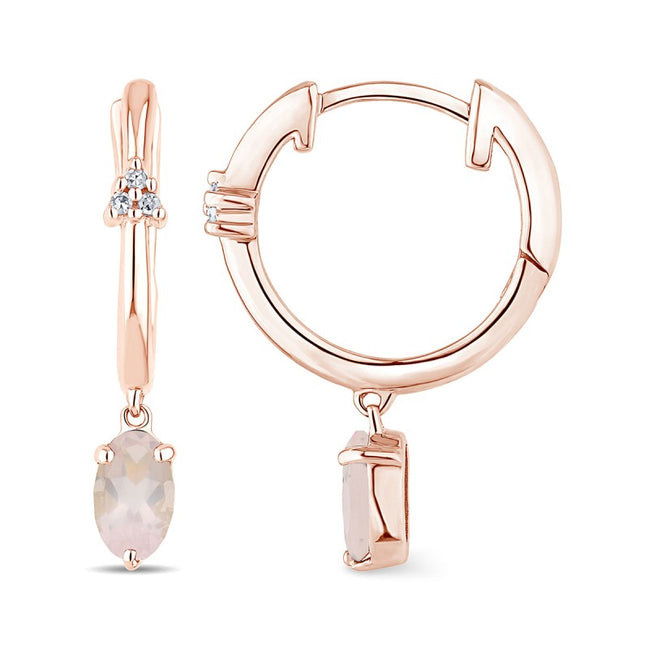 Lou Ovale Quartz Rose 1,10ct