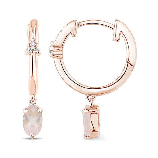 Lou Ovale Quartz Rose 1,10ct