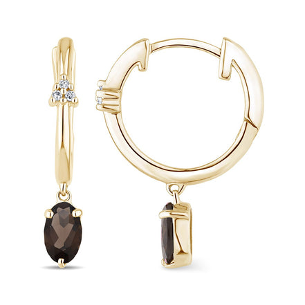 Lou Serti Clos Ovale Quartz Fumé 1,12ct