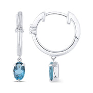 Lou Ovale Topaze & Diamants 1,10ct IV