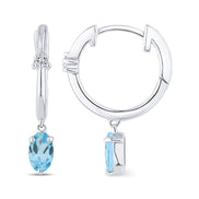 Lou Ovale Topaze & Diamants 1,10ct VI
