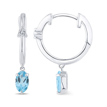 Lou Ovale Topaze & Diamants 1,10ct VI