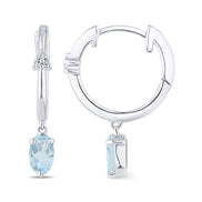 Lou Ovale Topaze & Diamants 1,10ct V