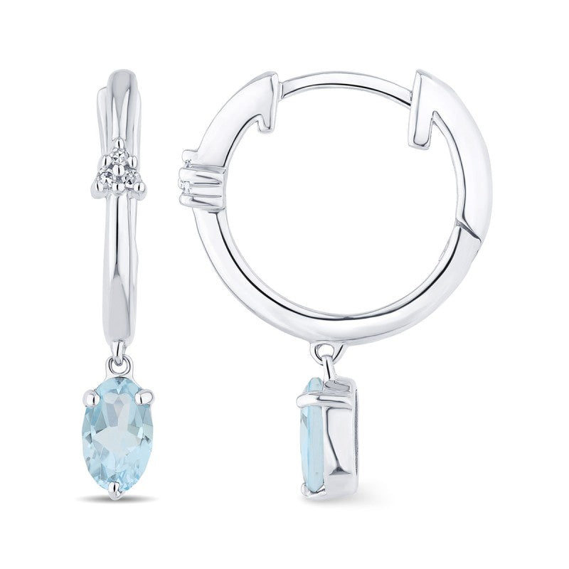 Lou Ovale Topaze & Diamants 1,10ct V