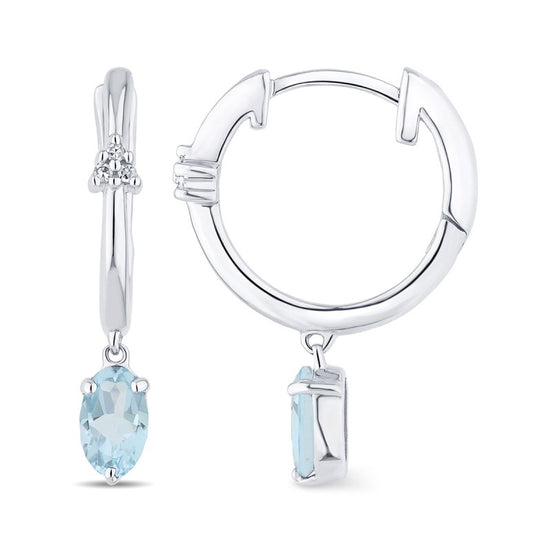 Lou Ovale Topaze & Diamants 1,10ct V