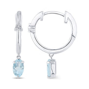 Lou Ovale Topaze & Diamants 1,10ct V
