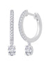 Créoles Ovale Diamant 0,36ct