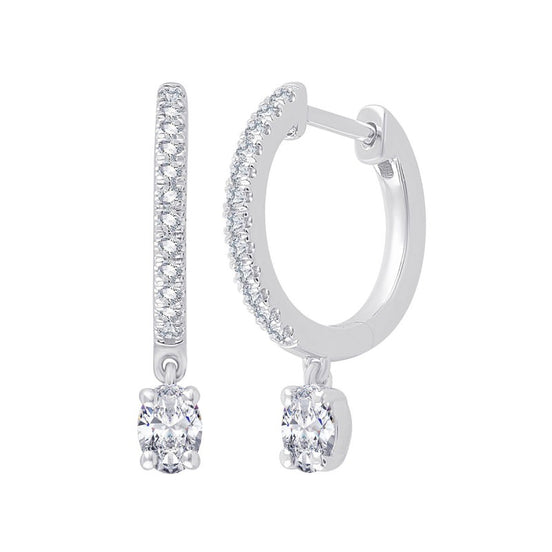 Créoles Ovale Diamant 0,36ct