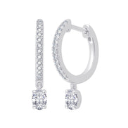 Créoles Ovale Diamant 0,36ct