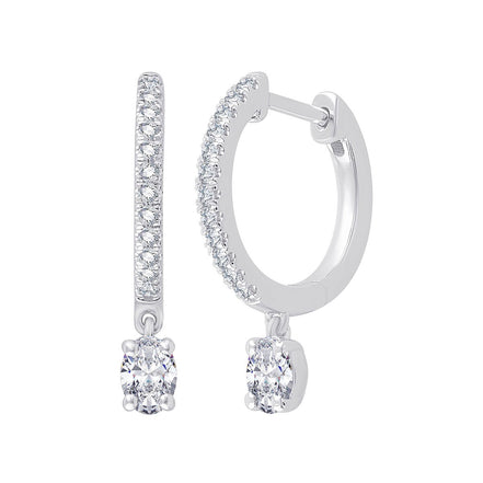 Créoles Ovale Diamant 0,36ct
