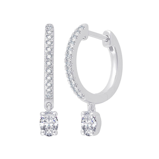 Créoles Ovale Diamant 0,36ct