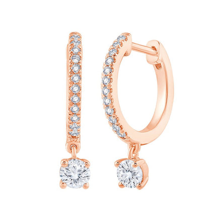 Créoles Rond Diamant 0,41ct