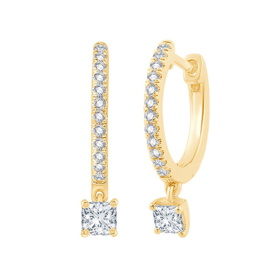 Créoles Princesse Diamant 0,30ct
