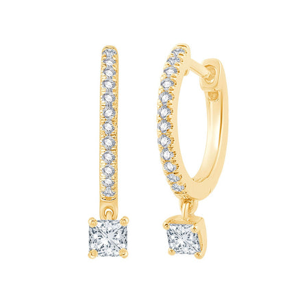 Créoles Princesse Diamant 0,30ct