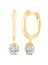 Créoles Ovale Diamant 0,24ct