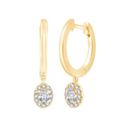 Créoles Ovale Diamant 0,24ct