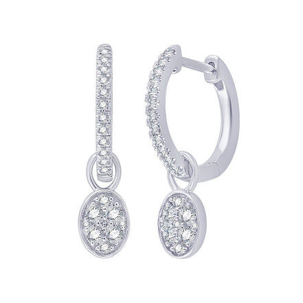 Créoles Ovale Diamant 0,30ct