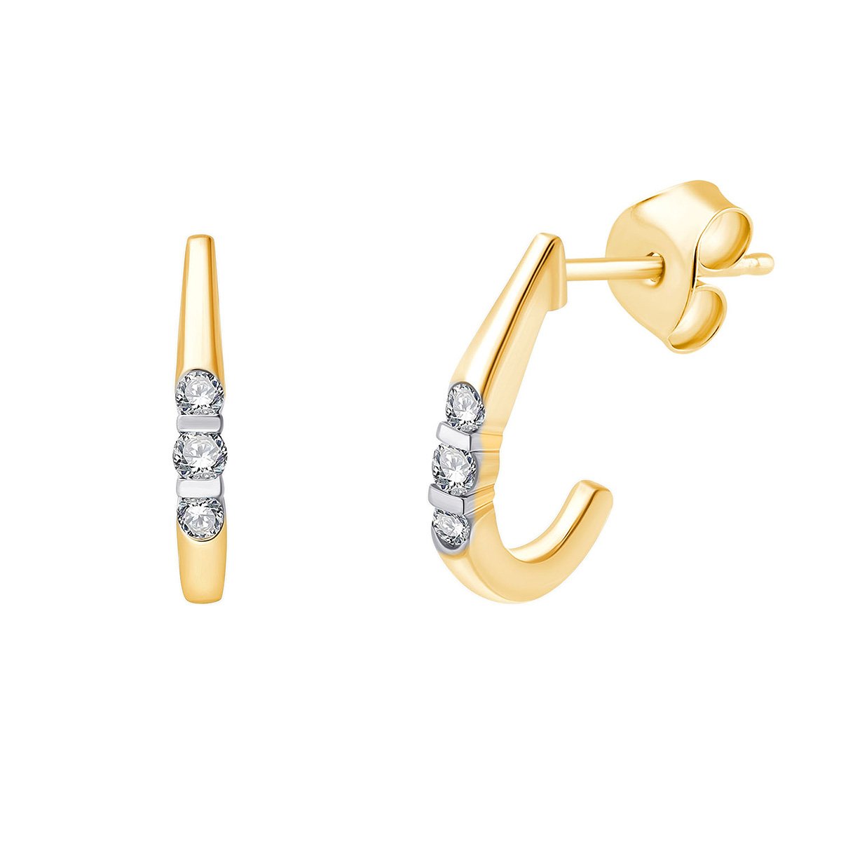 Toi & Moi Diamant 0,15ct II