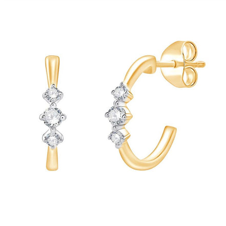 Toi & Moi Diamant 0,19ct