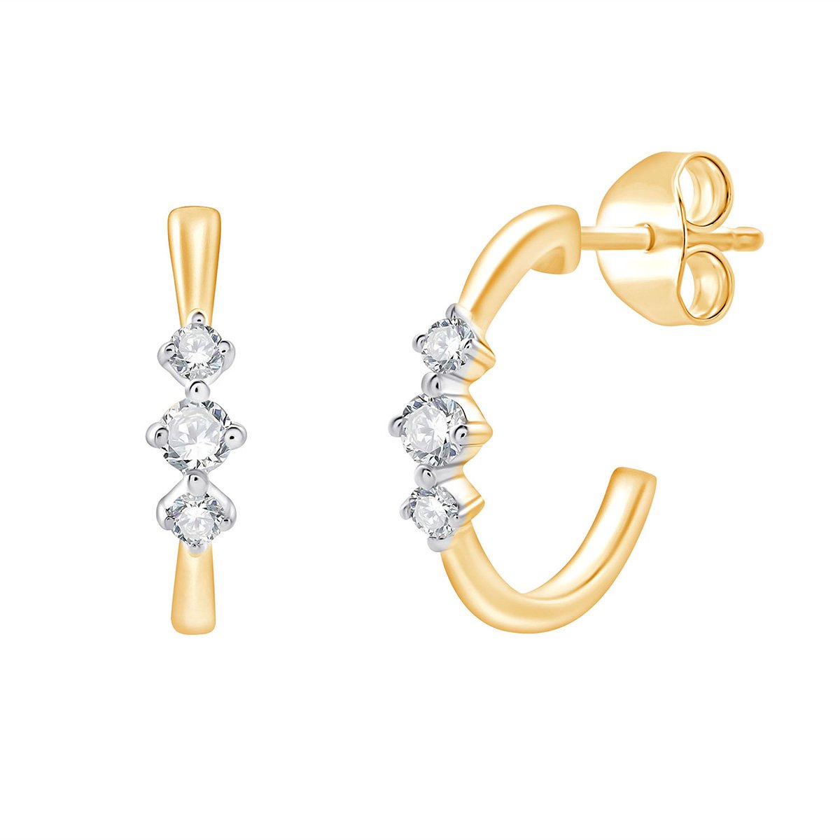 Toi & Moi Diamant 0,19ct