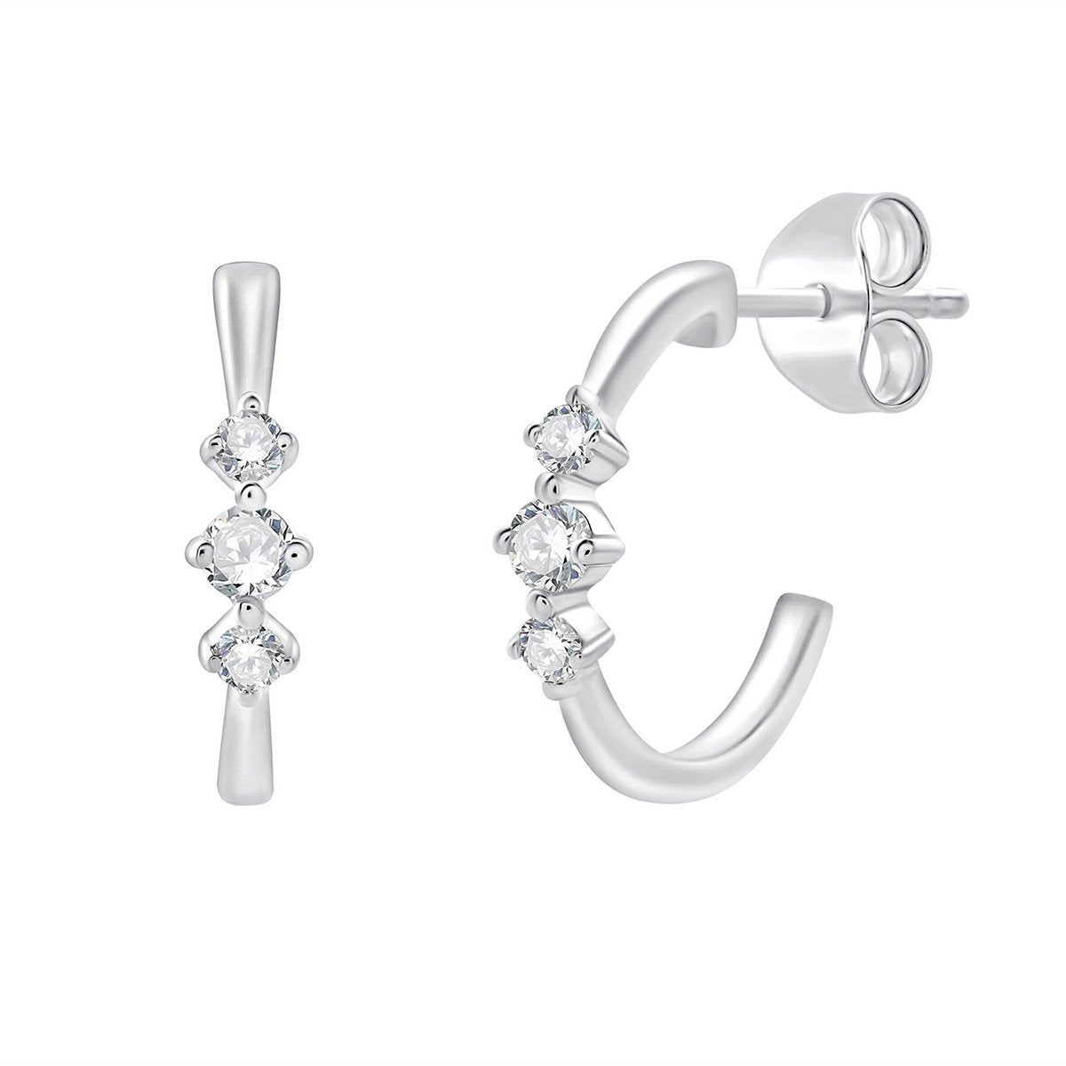 Toi & Moi Diamant 0,19ct