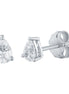 Poire Serti Griffe Diamant 0,18ct